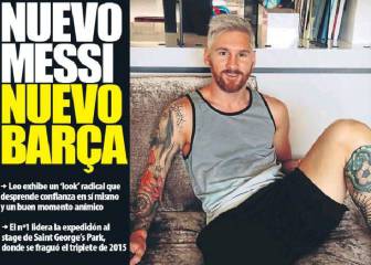 Prensa: look de Messi se impone a nuevo delantero