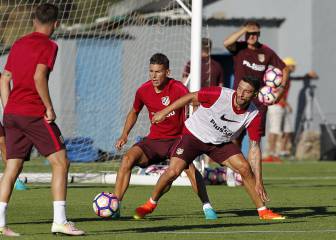 Borja se entrenó ya ayer con una férula y espera su destino