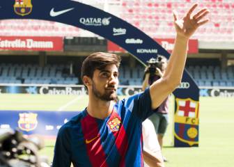La presentación de André Gomes con el Barcelona en imágenes