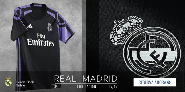 real madrid black and purple jersey