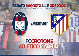 El Crotone, recién ascendido a Serie A, rival del Atlético el 6-A