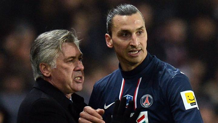 Ancelotti on Ibra: "I kicked a box and it landed on his head"