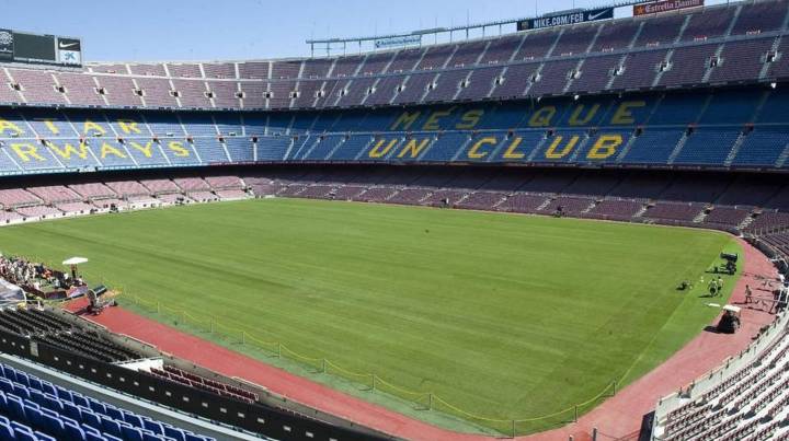 Camp Nou now has hybrid grass for first time in its history