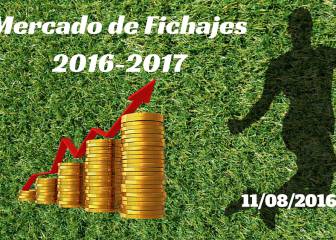 Mercado de Fichajes en directo: resumen del jueves 11/08/2016