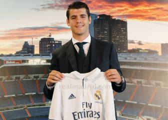 Álvaro Morata fue presentado como nuevo jugador del Madrid