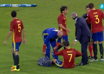 Morata retires injured