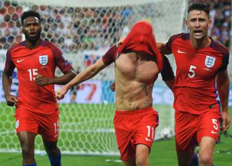Inglaterra vence a Eslovaquia con un agónico gol de Lallana