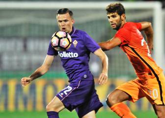 El Fiorentina vence 1-0 al Roma con un gol en el 82' de Badelj