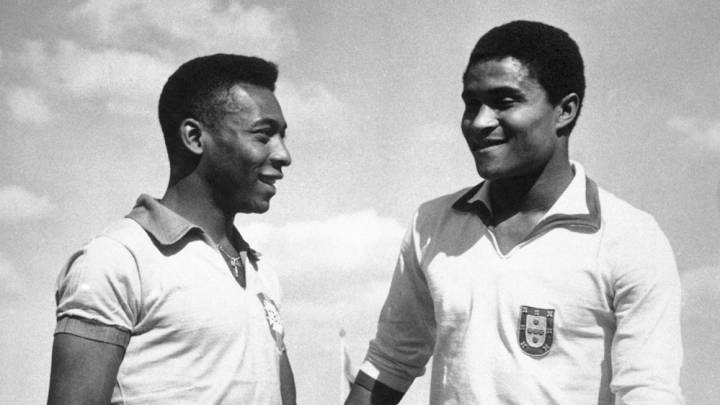 Eusebio y Pelé.