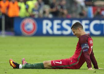 Cristiano vuelve con Portugal tras su lesión de rodilla