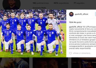 Jugador de Italia se disculpa con su DT, pero igual bromea