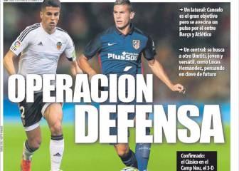 Cancelo, Lucas Hernández e Iniesta, en la prensa catalana