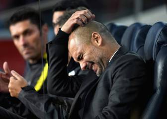 Guardiola como visitante en España: pleno de derrotas