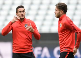 Saúl o Tiago, la solución del Cholo ante la baja de Koke