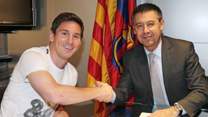 Barcelona confirm talks over a new contract for Leo Messi