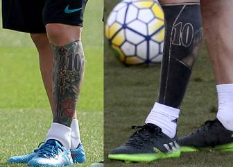 Altered images: how Messi's tattoo has evolved