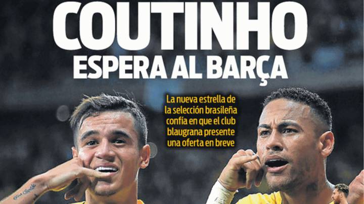 La prensa catlana habla sobre el interés en Coutinho y Cancelo