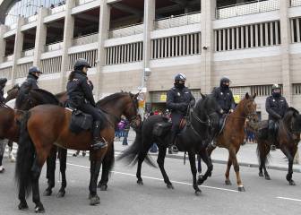 Más de 900 efectivos velarán hoy por la seguridad en el derbi
