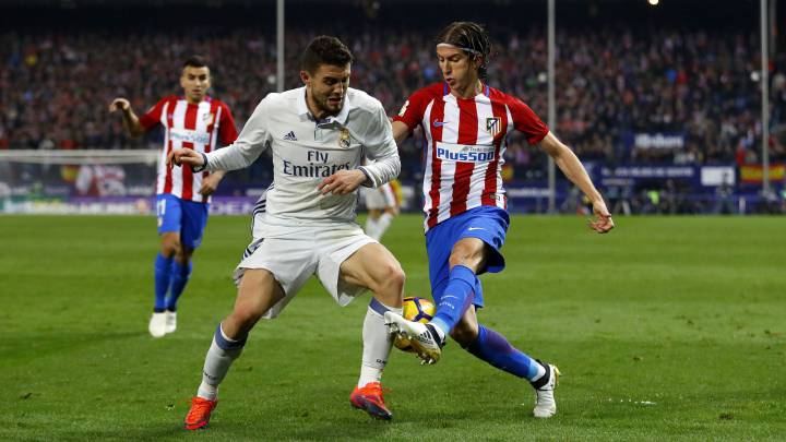 Kovacic, jugador del Real Madrid, brilló en el derbi del Calderón