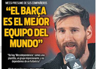 Messidependencia también en las portadas de Barcelona