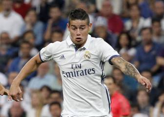 James starts for Real Madrid as Zidane makes five changes
