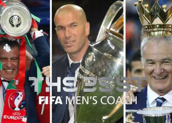 Zidane, Santos y Ranieri, nominados al premio 'The Best'