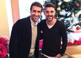 Raúl y Villa esperan un Clásico con goles desde Nueva York