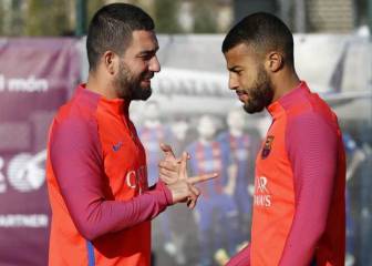 Sesión de recuperación esperando a Piqué y fiesta