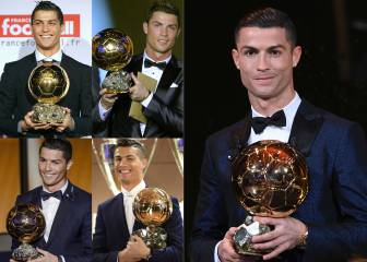 Todos los Balones de Oro de Cristiano Ronaldo
