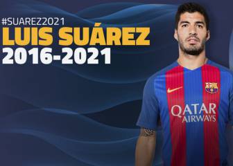 Luis Suárez renueva hasta 2021: 