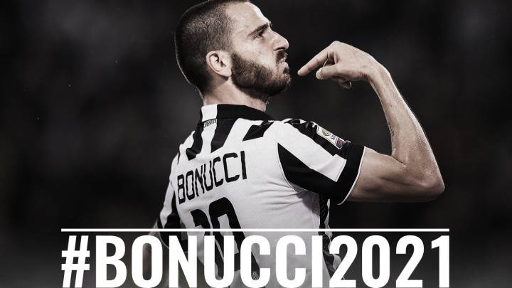 Leonardo Bonucci renueva con la Juventus hasta el 2021