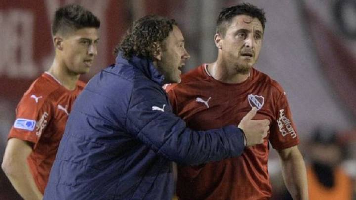El Cebolla Rodríguez con Independiente.