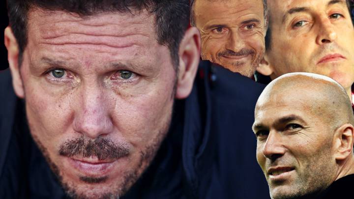 El Cholo Simeone, Zinedine Zidane, Luis Enrique Martínez y Unai Emery, entre los 13 mejores entrenadores de clubes de 2016, según la IFFHS.