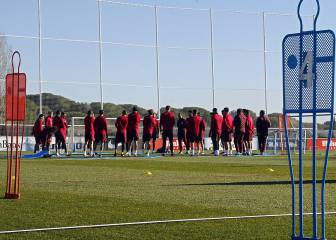 Simeone vuelve a ensayar con Juanfran como volante