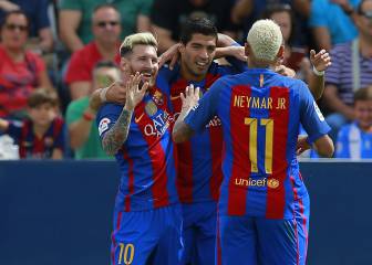 El Barça espera después de 15 días a Neymar, Messi y Suárez