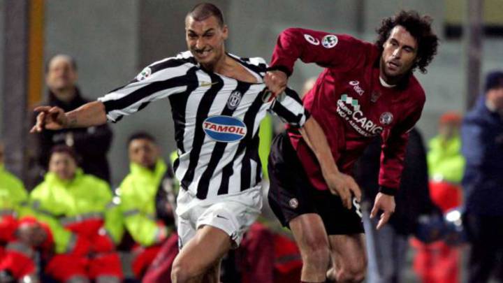 El delantero sueco Zlatan Ibrahimovic, en un partido con el Juventus italiano.