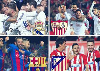 The race for LaLiga: how the fixture list looks for each club