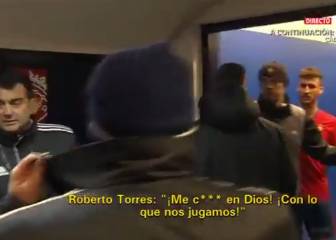 Roberto Torres y Sergio León, contra Estrada en los vestuarios