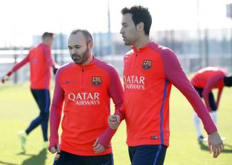 Sin Iniesta ni Busquets