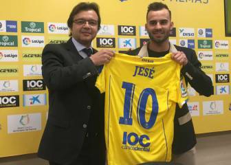 Jesé Rodríguez unveiled by Las Palmas after sealing loan move