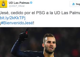 Las Palmas hace oficial la cesión de Jesé y el plan de presentación