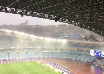 Game goes ahead at Anoeta despite torrential downpour