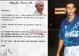 Ronaldo no valía ni 15.000$ para el Sao Paulo en 1992