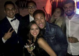 Larging it: Neymar's 25th birthday knees-up bash