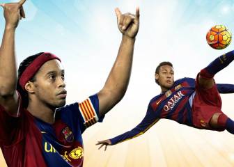 Ronaldinho ya no sabe si Neymar es el nuevo Messi