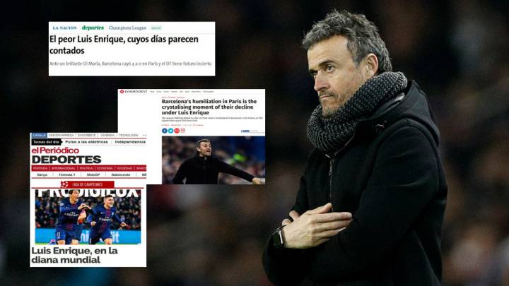 Global press hint at 'end of the Luis Enrique era' at Barça