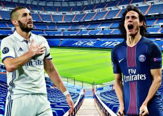 Cumbre Madrid-PSG para un trueque Cavani-Benzema