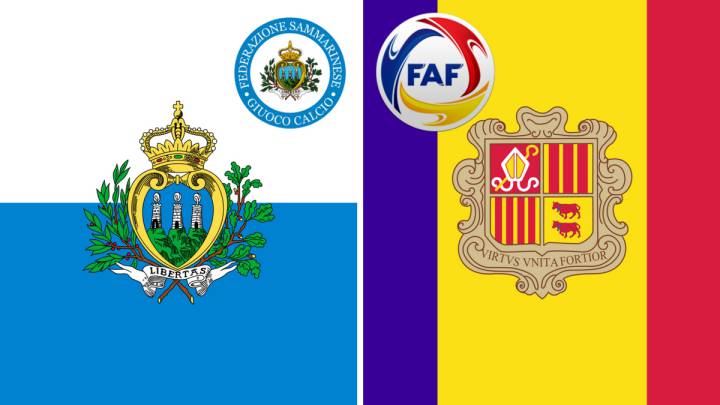 San Marino y Andorra disputarán el peor partido de Europa de selecciones.