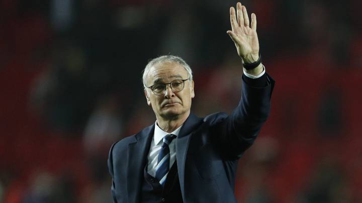 Ranieri agradece el apoyo a su afición tras el encuentro frente al Sevilla.