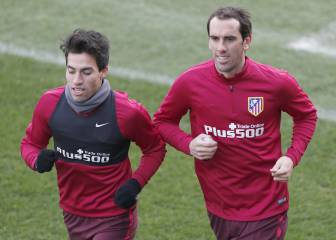 Godín back training and set to return against Barcelona